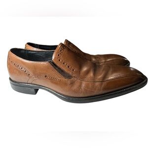 Johnston & Murphy High End Brown Leather Men’s 9 Dress Shoes Oxford